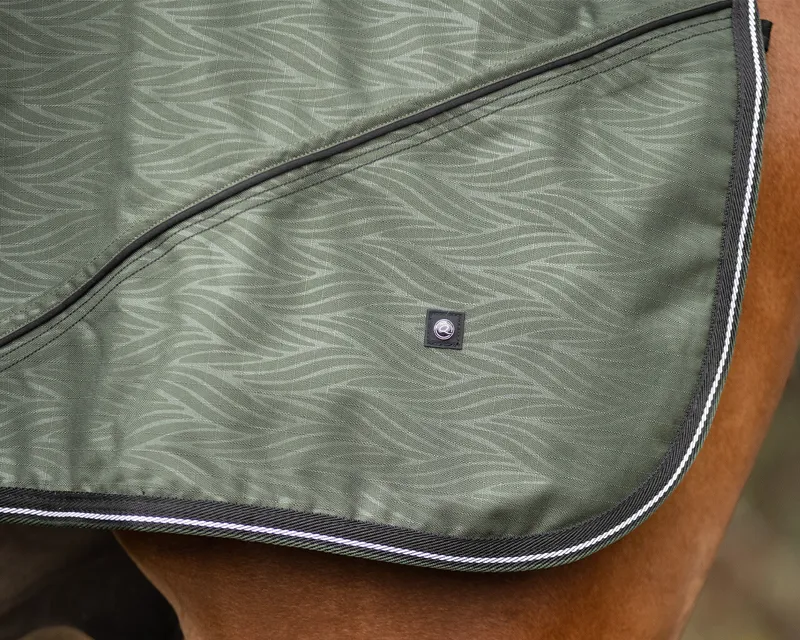 QHP Exercise Sheet with Fleece in Botanista Green-2